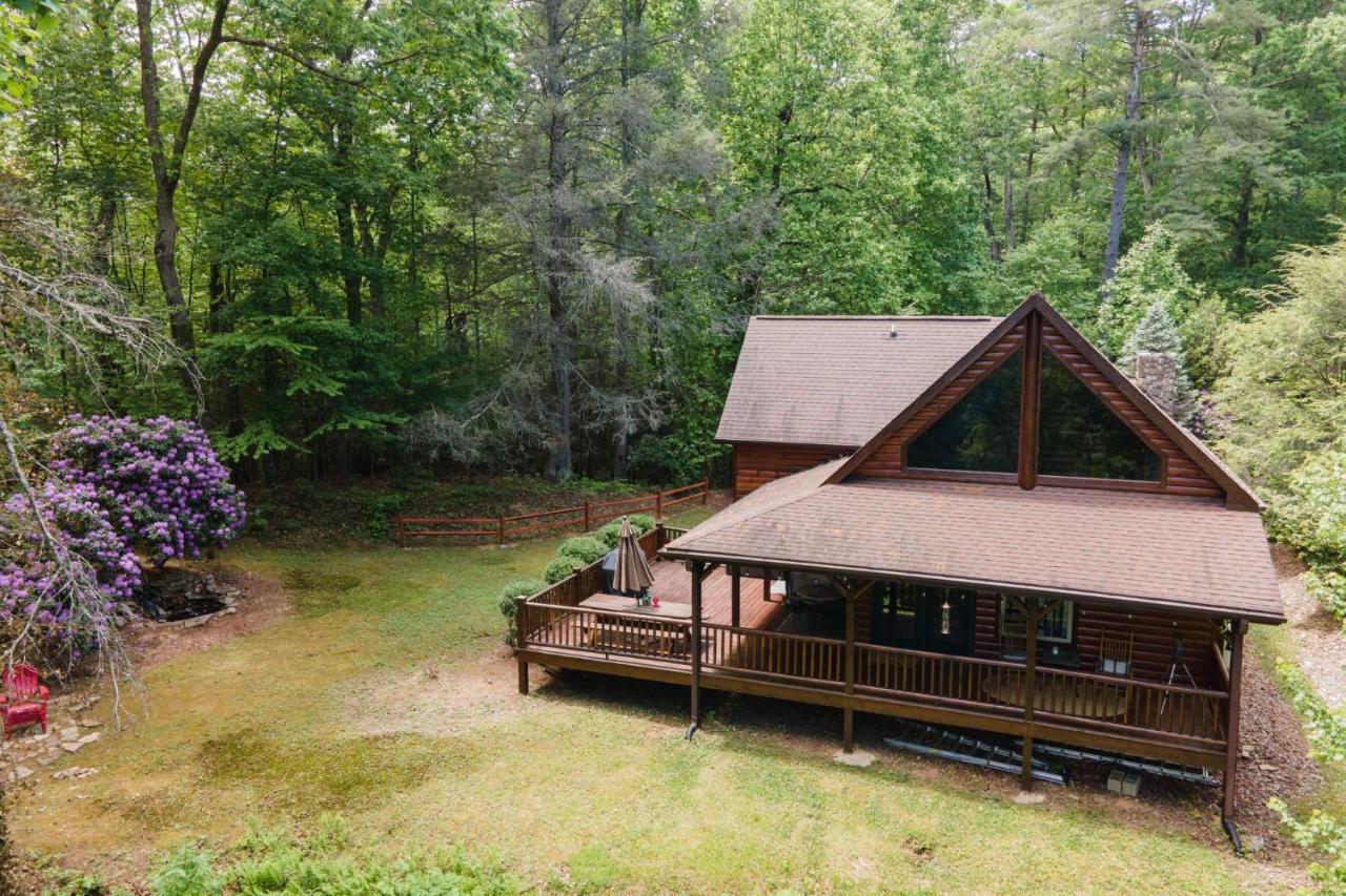 Tree Top Lodge - Gorgeous Lake Cabin With Hot Tub & Magnificent Views Of Forests And Mountains! Cabin Butler Bagian luar foto